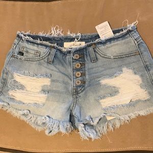 KanCan button up shorts